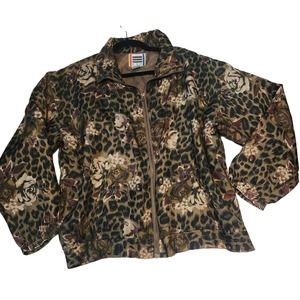 Vintage EVR Silk Bomber Jacket - Medium
